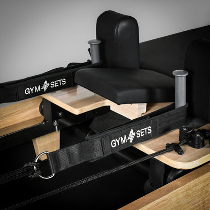 GymSets Studio Eichenholz-Reformer-Pilatesgerät