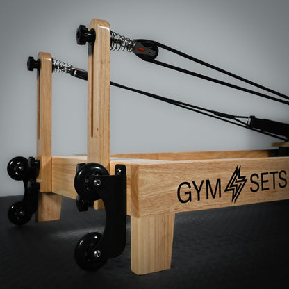 GymSets Studio Eichenholz-Reformer-Pilatesgerät
