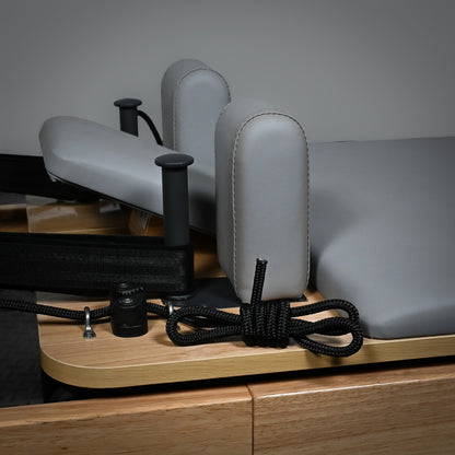 GymSets Studio Eichenholz-Reformer-Pilatesgerät